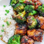 Air Fryer Chicken Bites and Broccoli Combo
