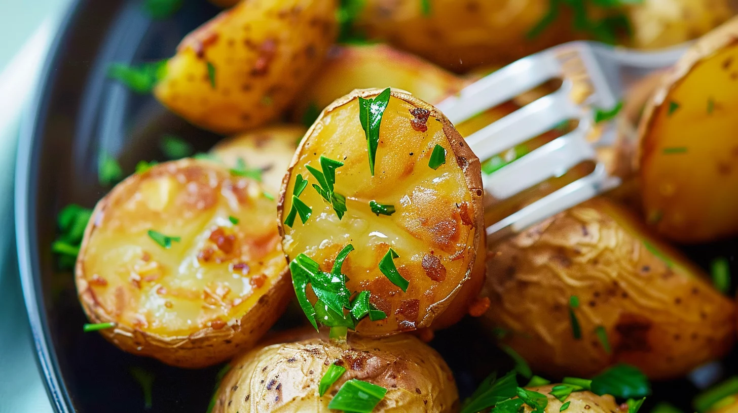 Air Fryer Garlic Butter Potatoes