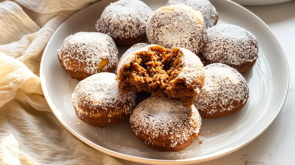 Air Fryer Gingerbread Donut Holes