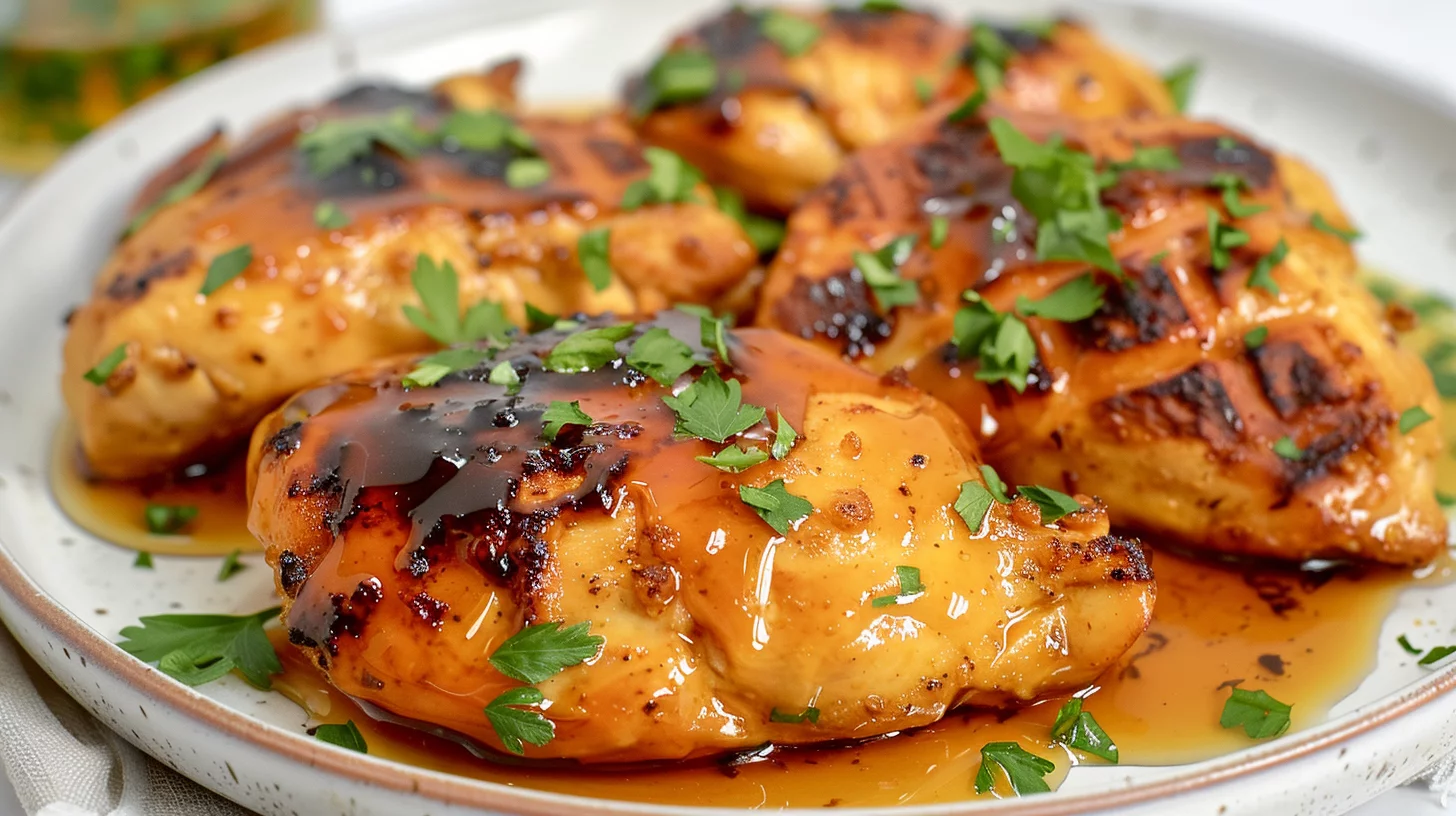 Air Fryer Honey Garlic Chicken Breast Recipe
