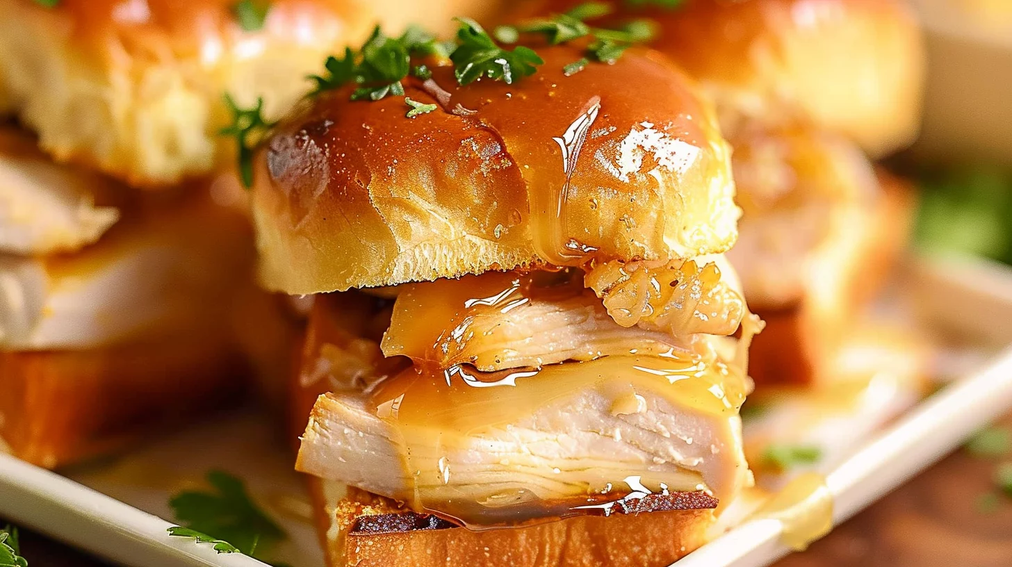 Air Fryer Honey Garlic Turkey Sliders