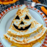 Air Fryer Jack-O Lantern Quesadillas