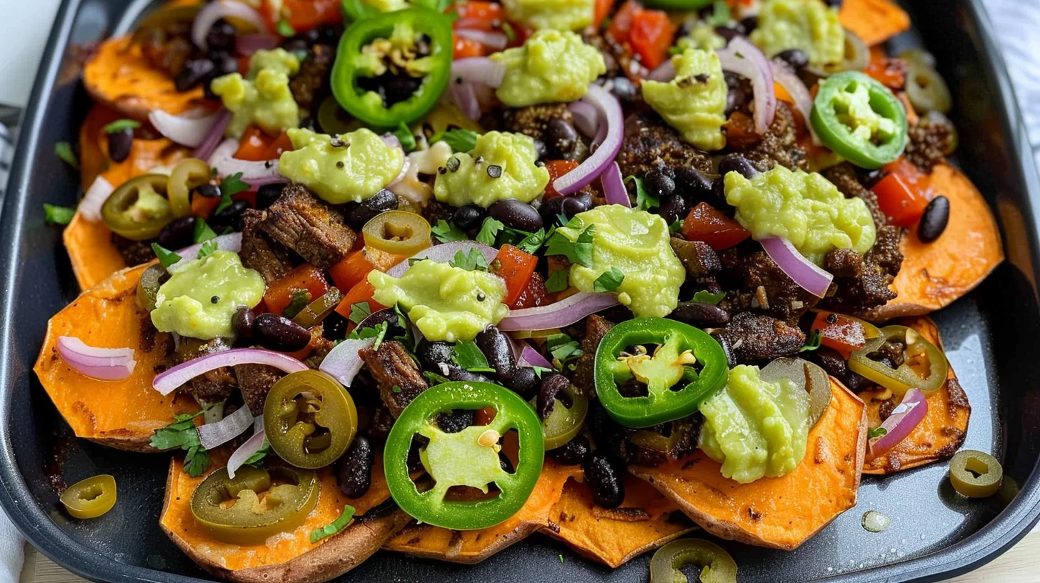 Air Fryer Loaded Potato Nachos