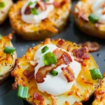 Air Fryer Loaded Potato Rounds