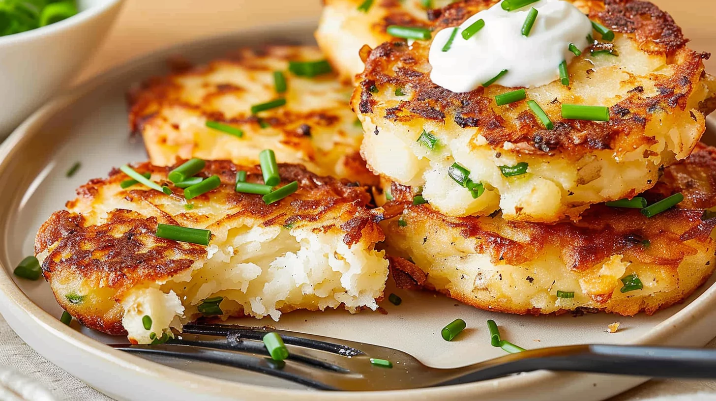 Air Fryer Mashed Potato Cakes