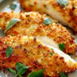 Air Fryer Parmesan Crusted Chicken With Mayo Touch
