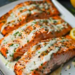 Air Fryer Salmon With Garlic Parmesan