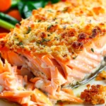 Air Fryer Salmon With Parmesan Crust