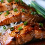 Air Fryer Salmon With Sesame Ginger Sauce