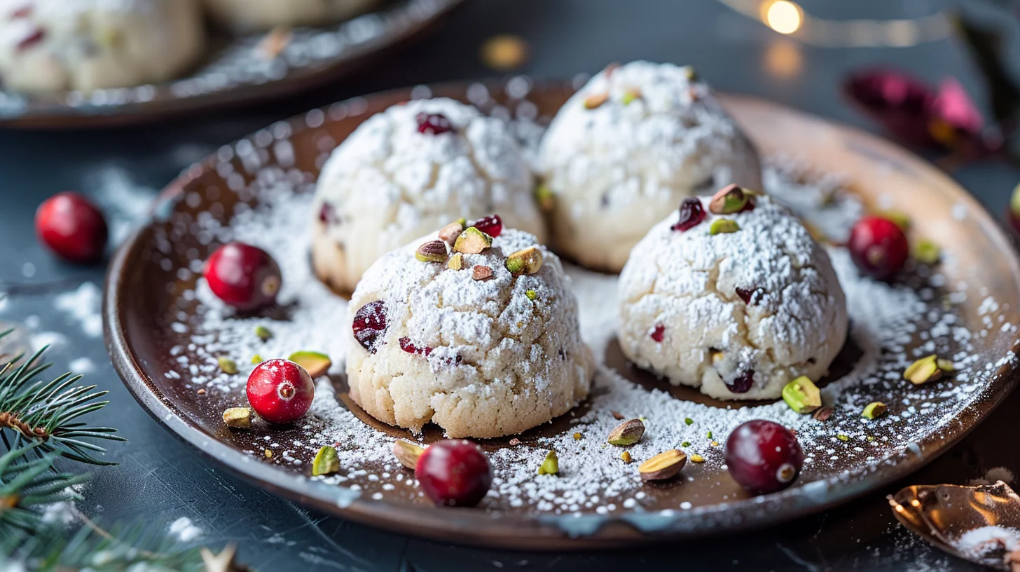 Air Fryer Snowball Cookies No Mess