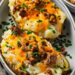Air Fryer Twice Baked Potatoes