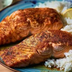 Cajun Spiced Air Fryer Salmon