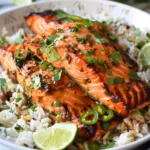 Chipotle Lime Air Fryer Salmon