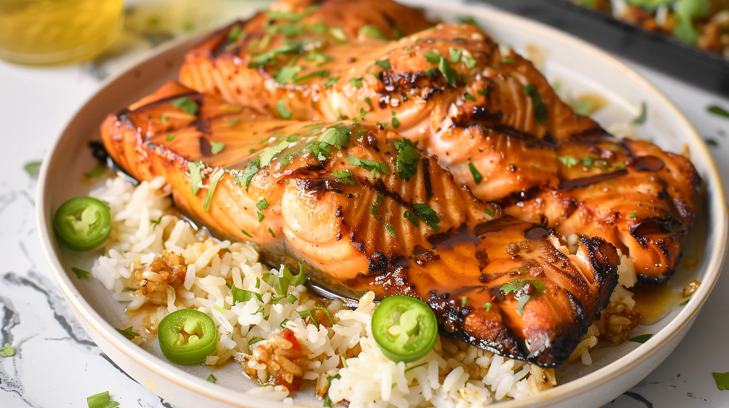 Chipotle Lime Air Fryer Salmon