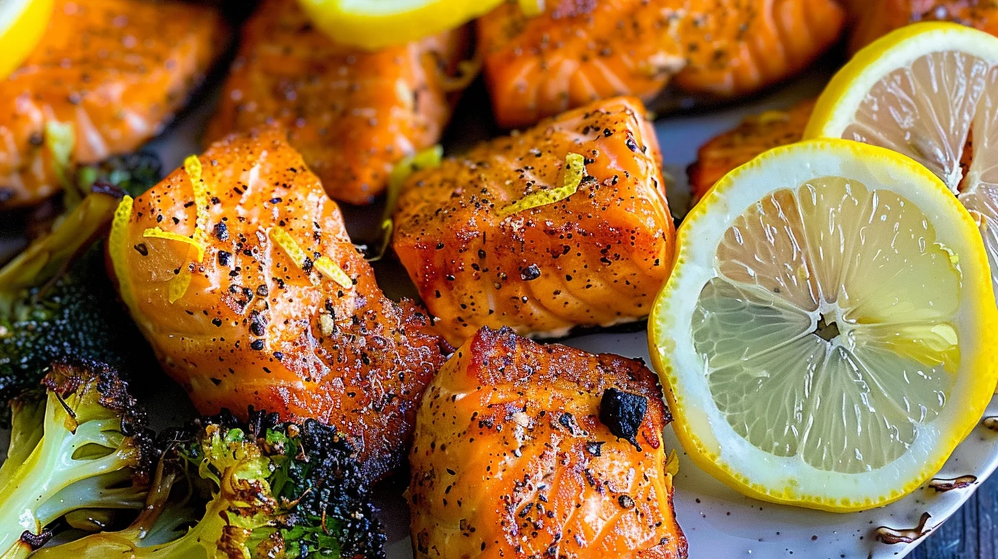 Crispy Air Fryer Salmon Bites