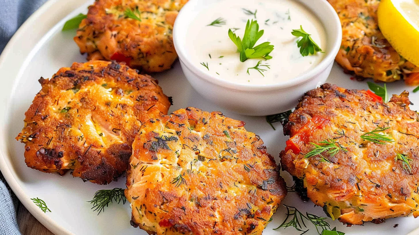 Crispy Air Fryer Salmon Patties