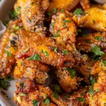 Crispy Garlic Parmesan Ranch Air Fryer Wings