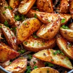Crispy Ranch Air Fryer Potato Wedges