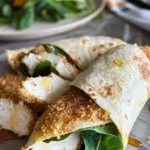Crunchy Crispy Air Fryer Chicken and Mozzarella Wraps Twist
