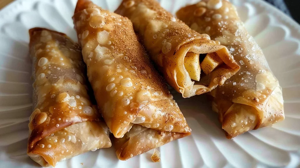 Easy Air Fryer Apple Pie Egg Rolls