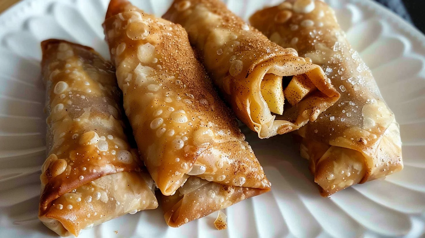 Easy Air Fryer Apple Pie Egg Rolls