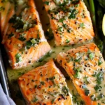 Easy Garlic Butter Air Fryer Salmon