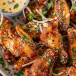 Garlic Butter Air Fryer Wings
