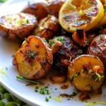 Garlic Rosemary Air Fryer Baby Potatoes