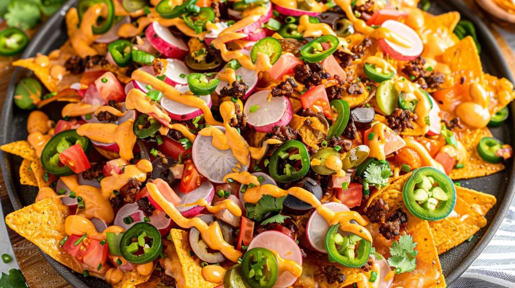 Healthy Air Fryer Sweet Potato Nachos