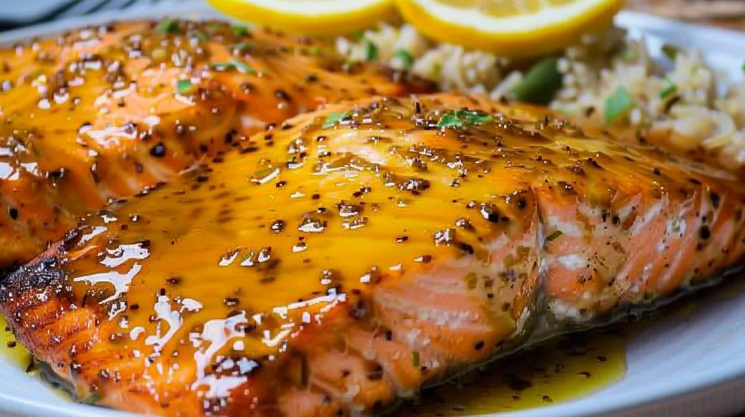Honey Mustard Air Fryer Salmon
