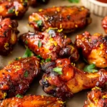 Hot Lemon Pepper Air Fryer Wings