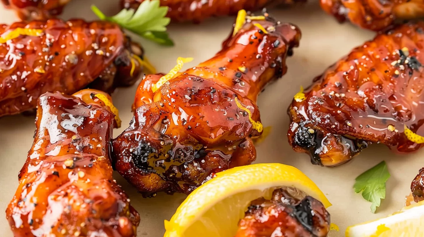 Hot Lemon Pepper Air Fryer Wings
