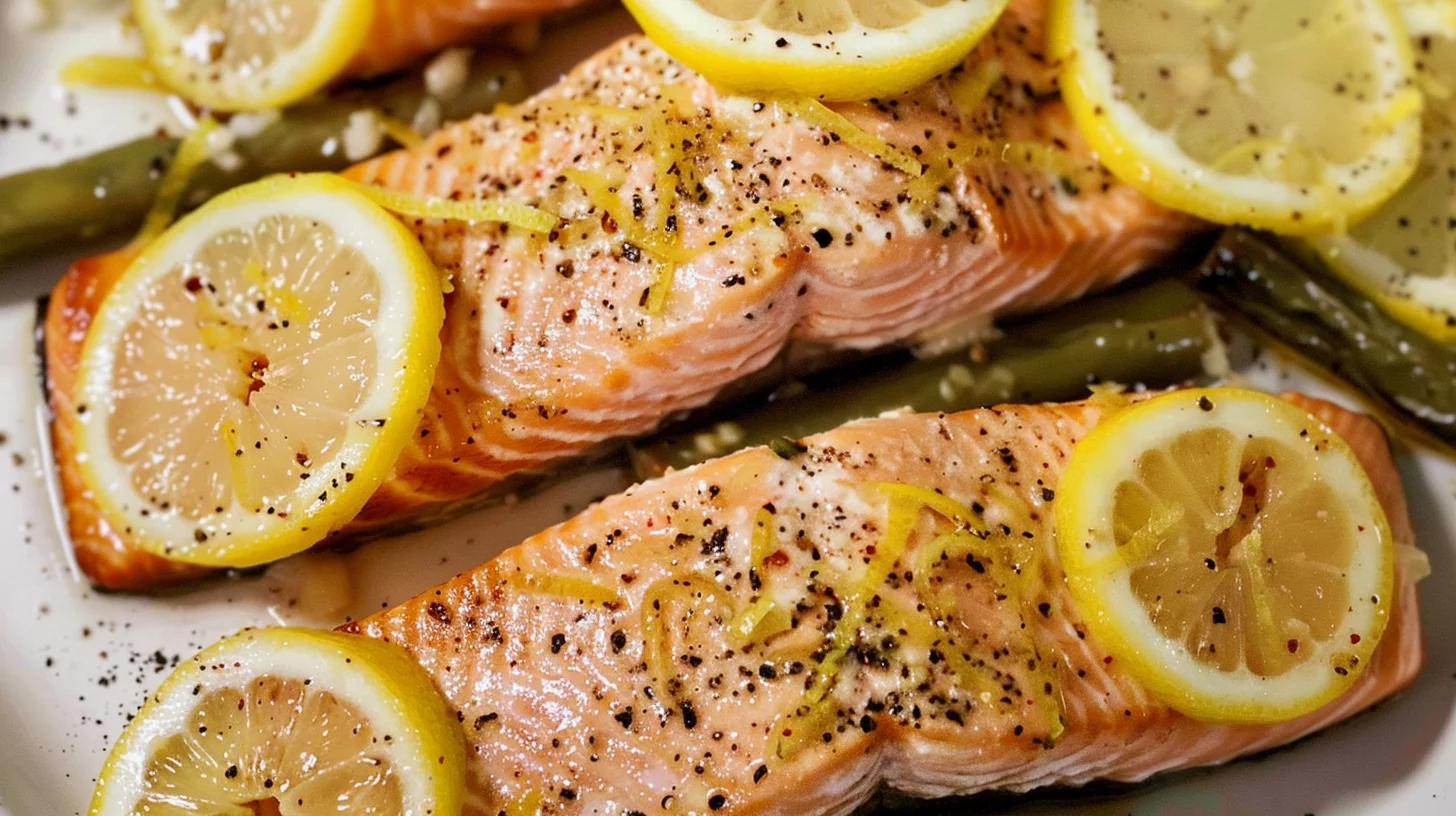 Lemon Pepper Air Fryer Salmon