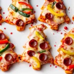 Mini Air Fryer Christmas Tree Pizzas