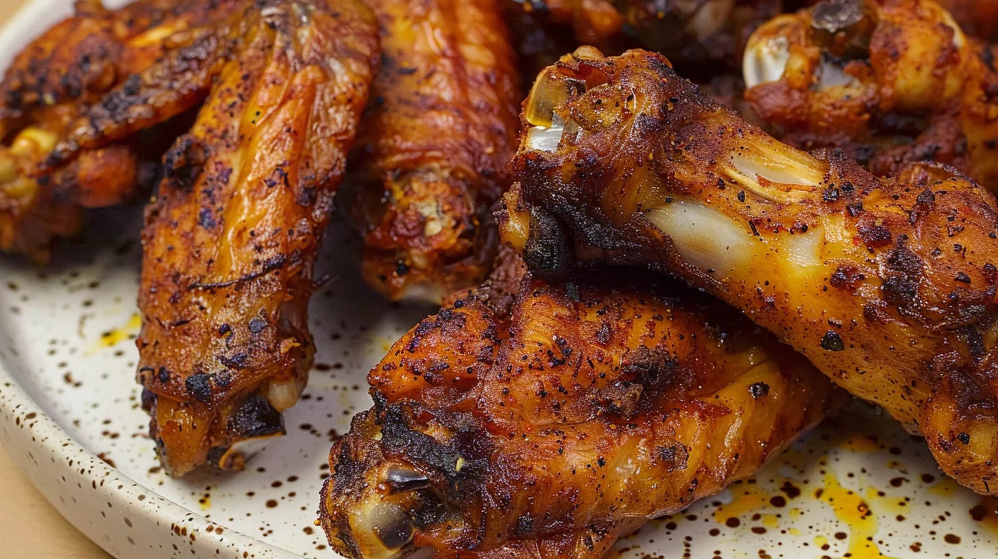 Quick and Easy Dry Rub Air Fryer Wings