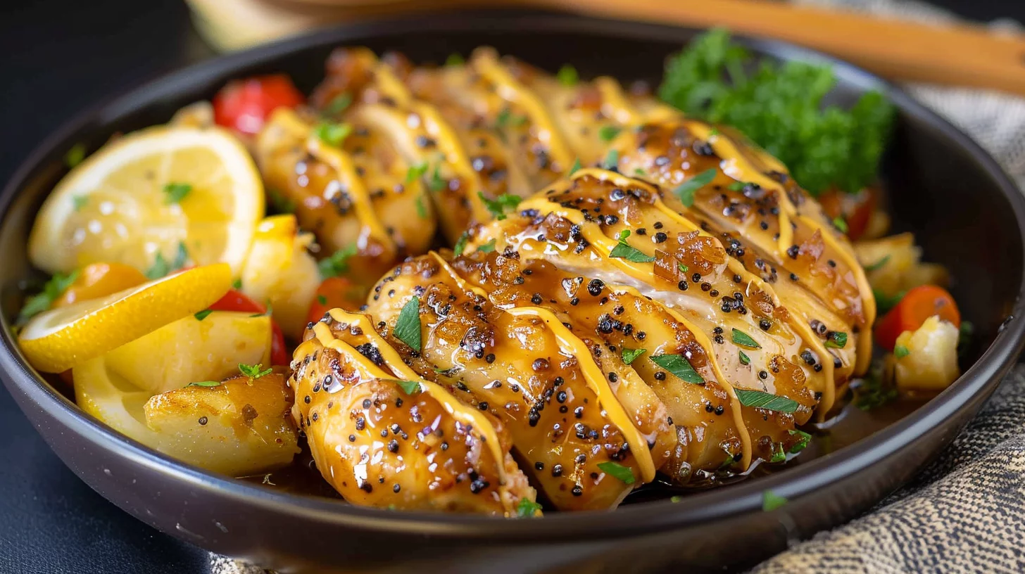 Quick & Delicious Air Fryer Honey Mustard Chicken Breast Tang
