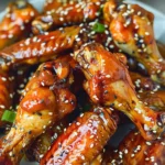 Restaurant Style Sweet Teriyaki Sesame Air Fryer Wings