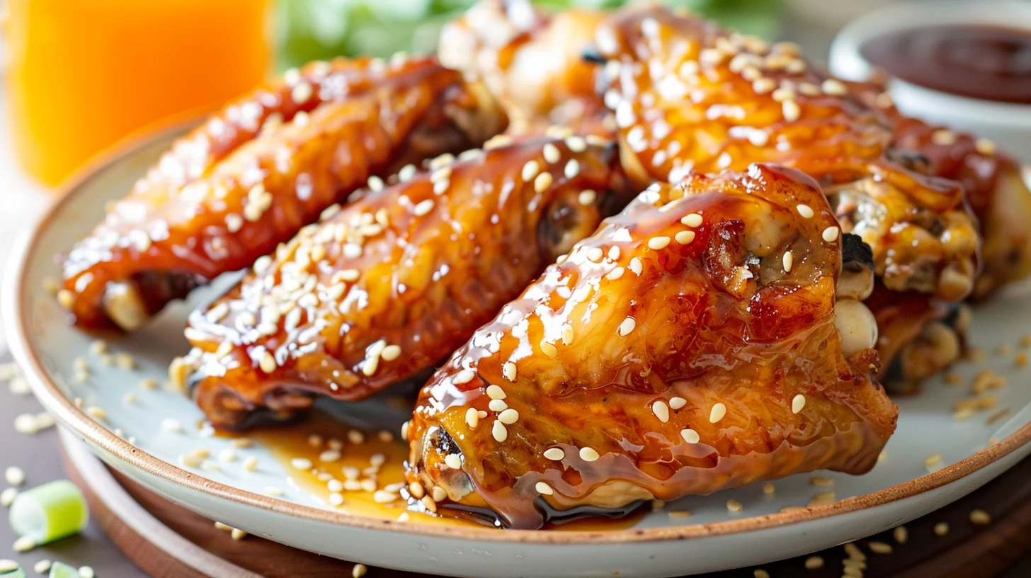 Restaurant Style Sweet Teriyaki Sesame Air Fryer Wings