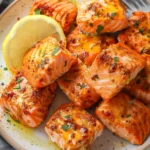 Spicy Cajun Air Fryer Salmon Bites