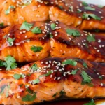 Spicy Sriracha Air Fryer Salmon