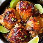 Sweet Chili Glazed Chicken Thighs Sizzle