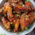 Teriyaki Glazed Air Fryer Wings