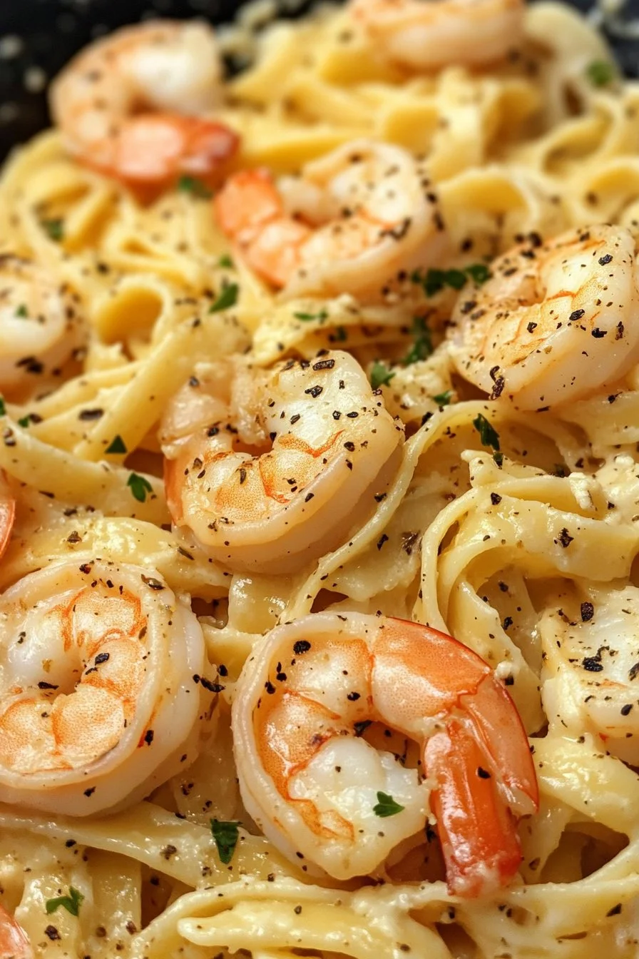 Shrimp Fettuccine Alfredo