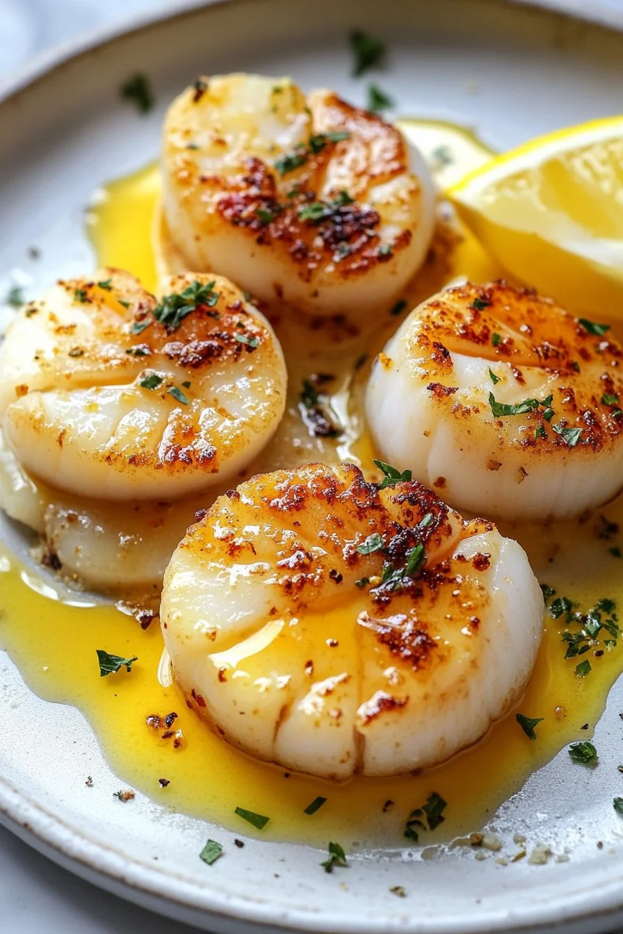 Lemon Butter Scallops