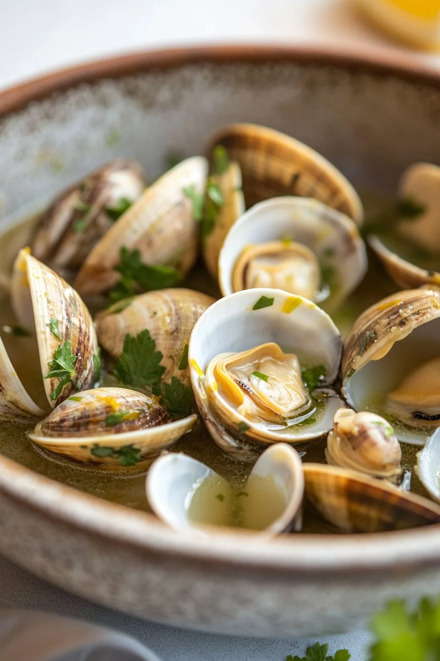 Coconut Broth Clams with Lemongrass