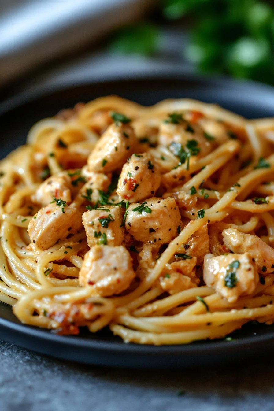 Pasta with chicken
