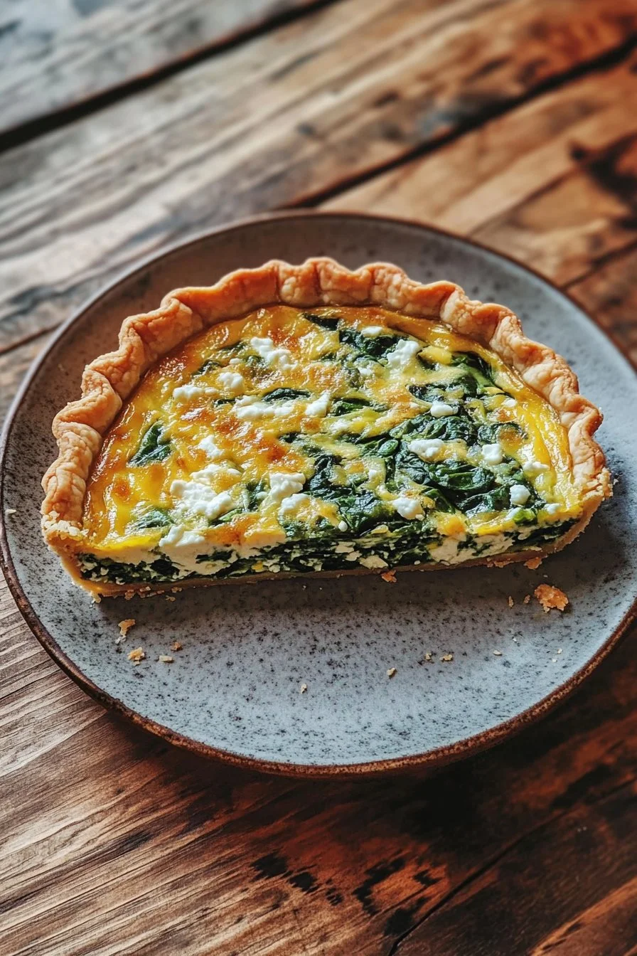 Savory Spinach and Feta Quiche