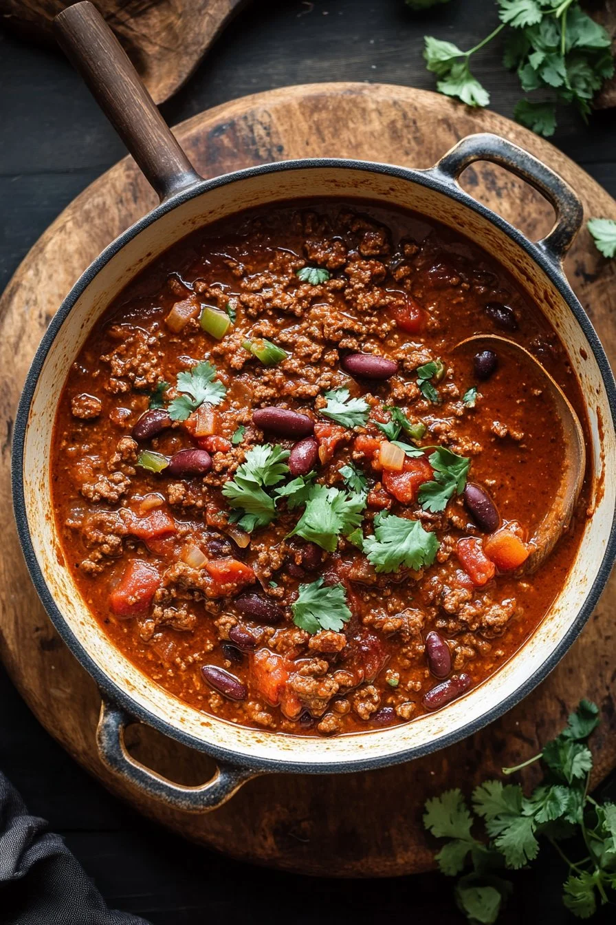 Chili with meat