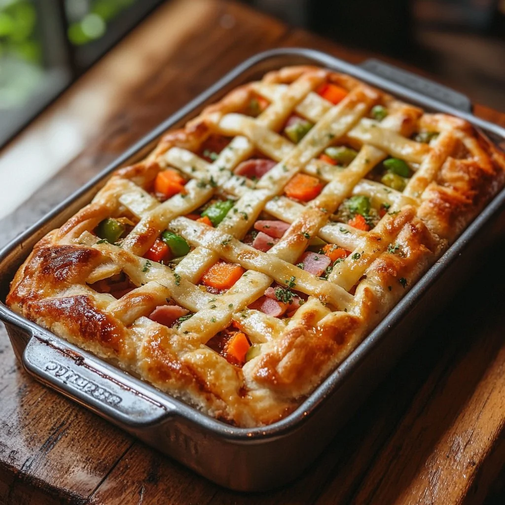 Delicious homemade onion tart with caramelized onions and herbs