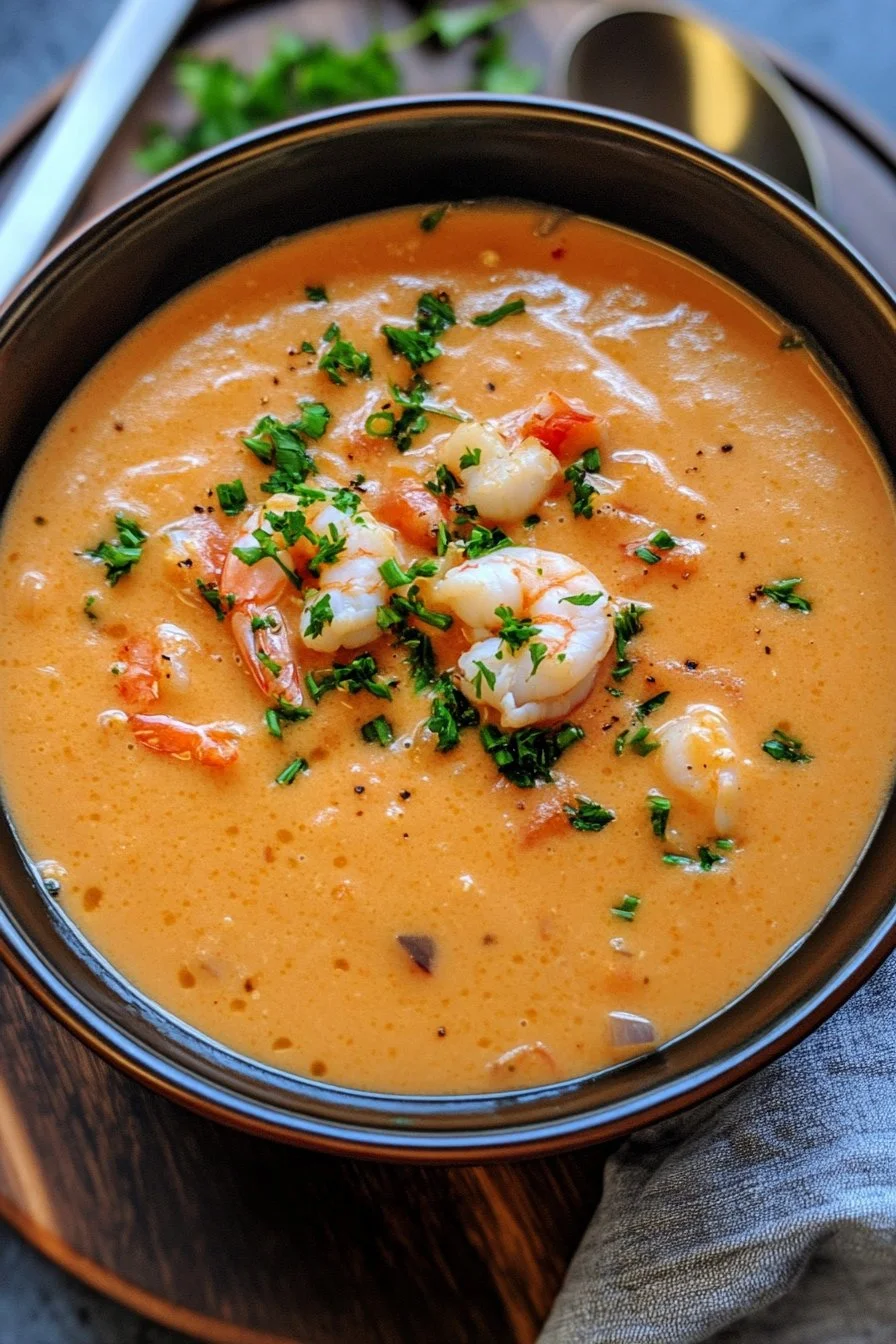 Creamy Crab and Shrimp Seafood Bisque
